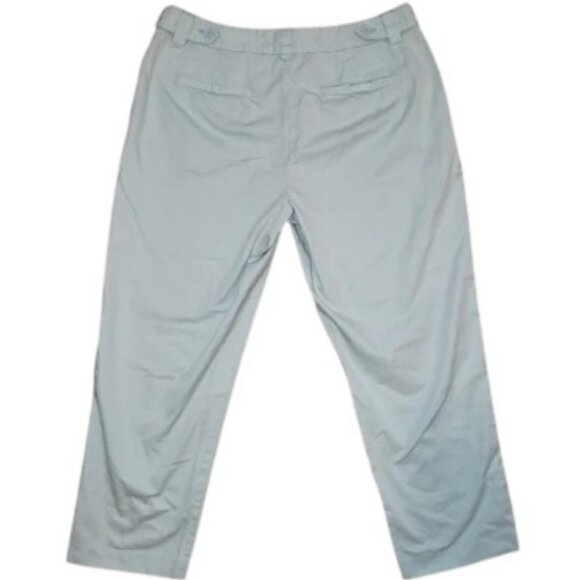 Liz Claiborne blue cotton capris pants size 10 - Picture 3 of 7